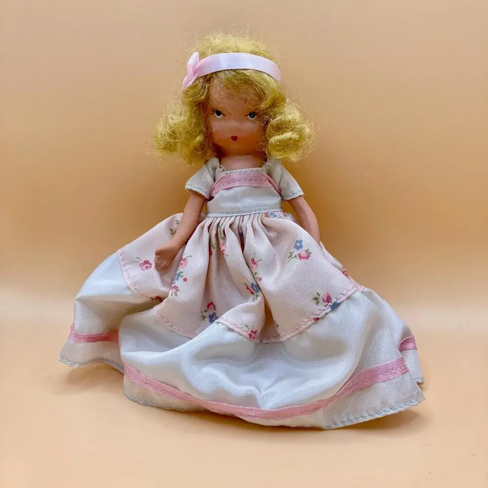 Vintage 40s Nancy Ann Storybook Doll 5.5